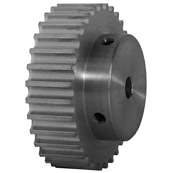 B B Manufacturing 32-5M09-6A3, Timing Pulley, Aluminum, Clear Anodized,  32-5M09-6A3